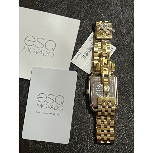 ESQ Movado Women's 07101416 Rose Gold-Plated Steel Mother of Pearl Watch - Picture 4 of 8